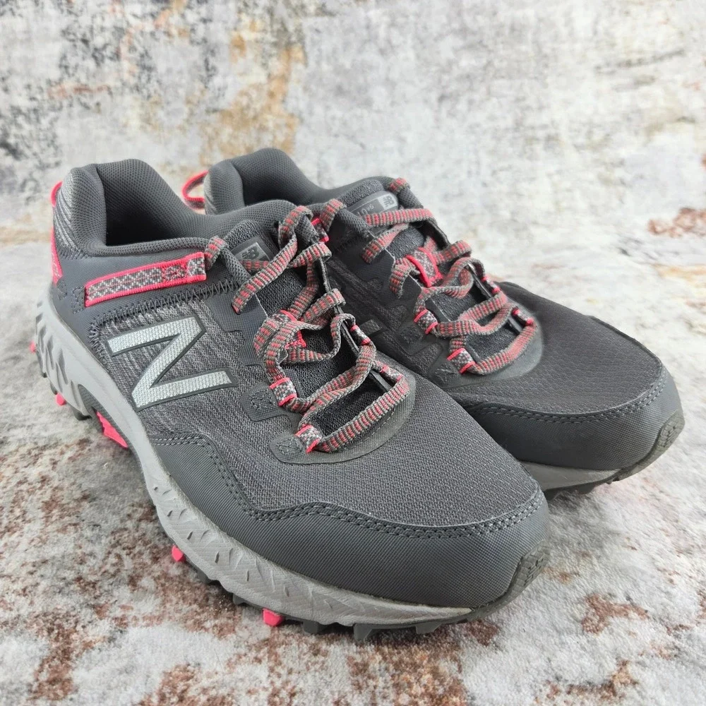 New Balance 410v6 Trail Running Shoes Womens‎ 7.5D Grey WT410SP6 All Terrain